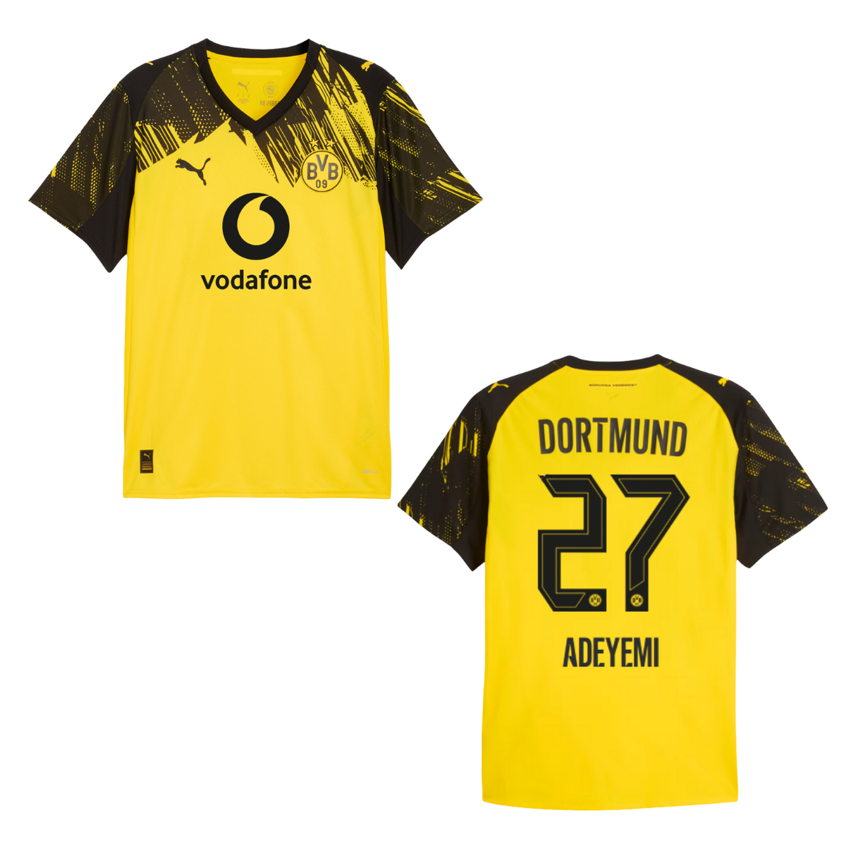BVB BORUSSIA DORTMUND 2025/26 camiseta de local para mujer – ADEYEMI 27