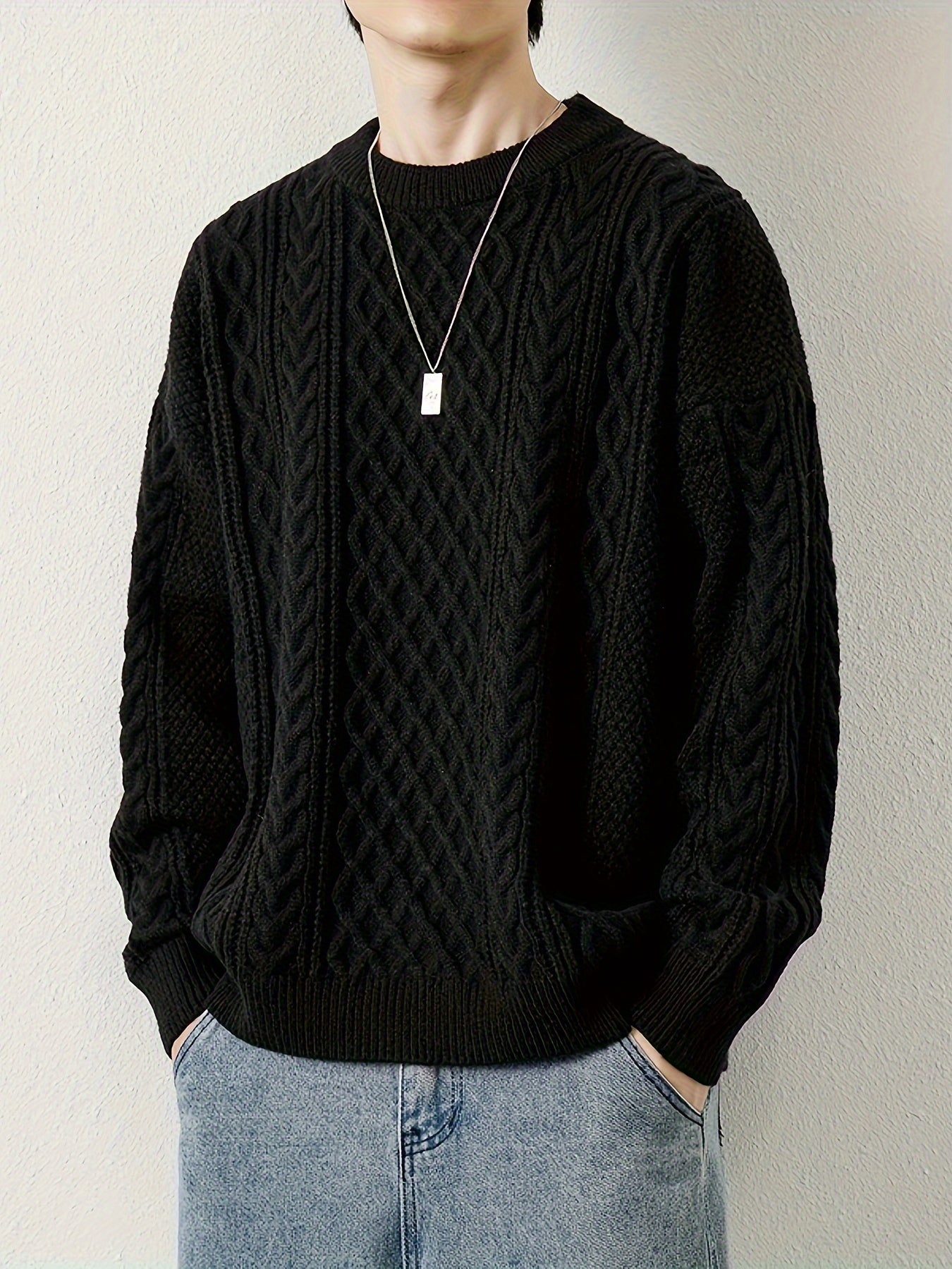 Hawthorne Kabelstrickpullover