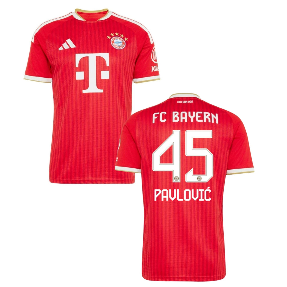 FCB FC BAYERN MÚNICH 2026/27 Camiseta de fútbol masculina – PAVLOVIĆ 45