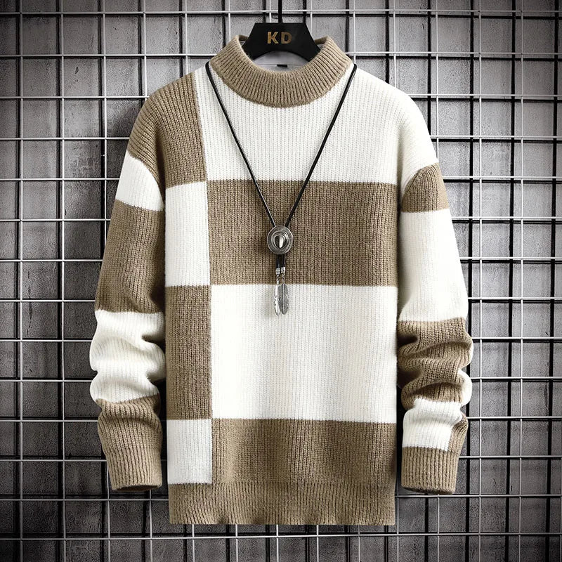 Regent Karomuster Strickpullover