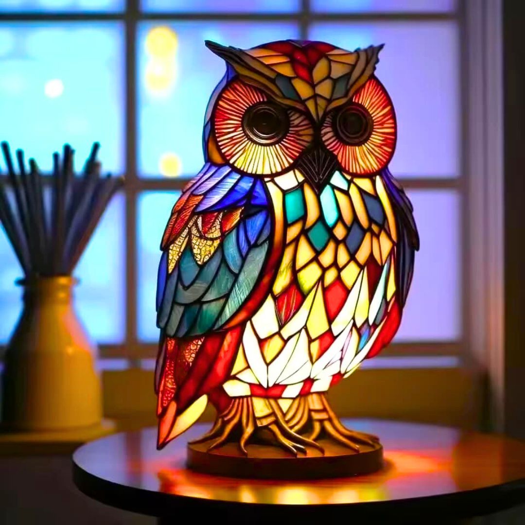GlowOwl - handgefertigte Lampe, die Herzen zum Leuchten bringt