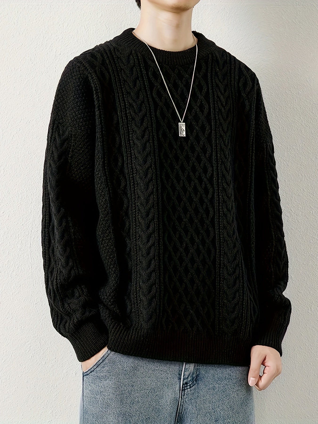 Hawthorne Kabelstrickpullover