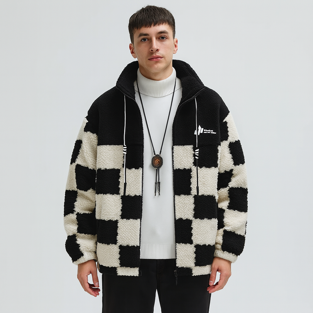 Magnus | Unisex Wintermantel aus Lammwolle mit Fleecefutter