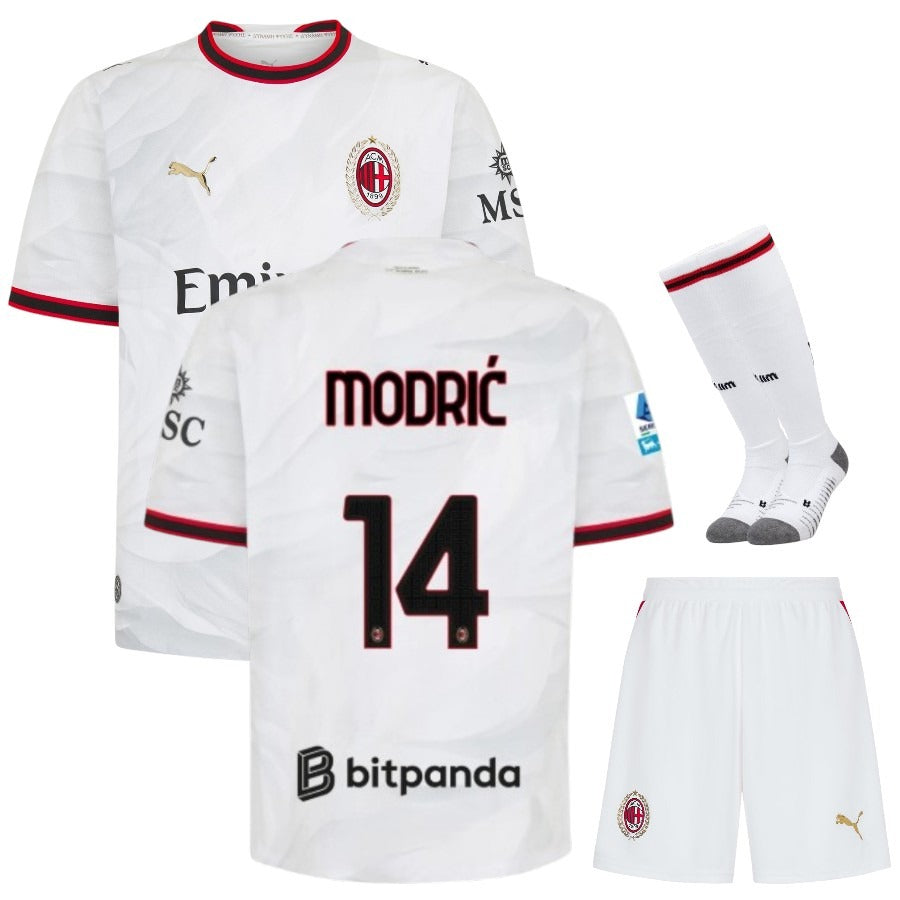 Conjunto de camiseta visitante del AC Milan para niño 2026/27