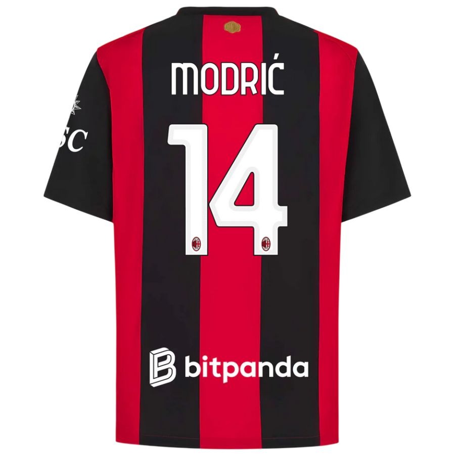 Ensemble maillot domicile pour enfants de l’AC Milan 2026/27
