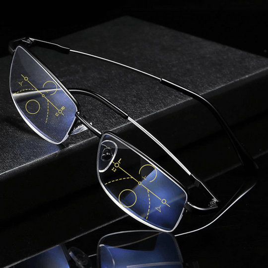 Fortschrittliche Gleitsichtbrille mit automatischer Fokussierung 1+1 GRATIS