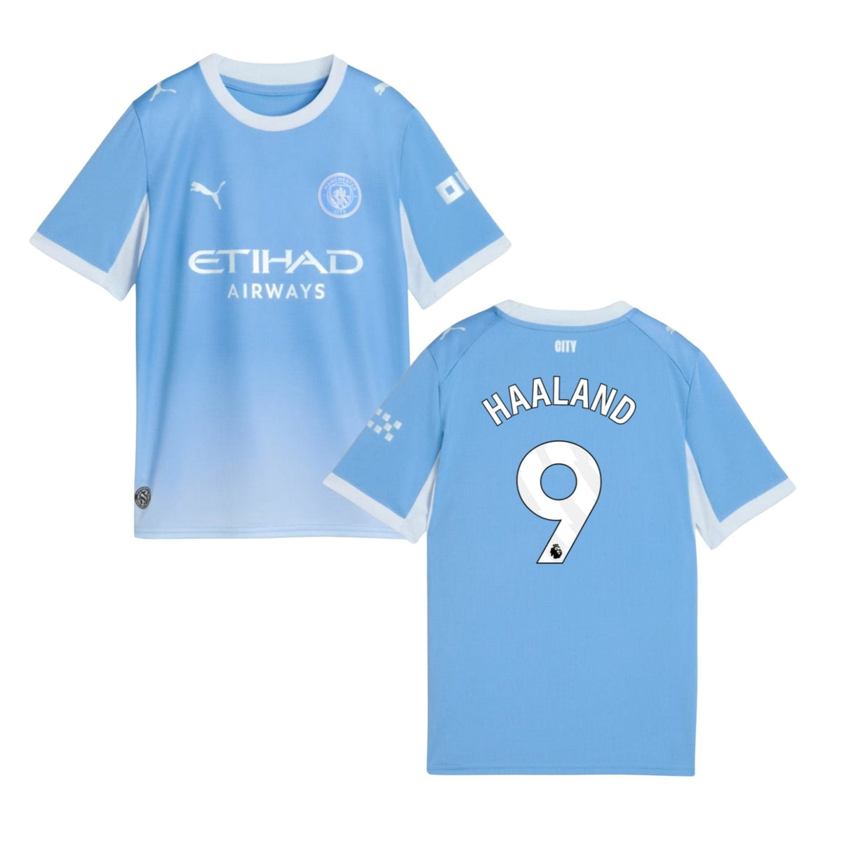 Camiseta local del MCFC MANCHESTER CITY 2026/27 para niño - HAALAND 9