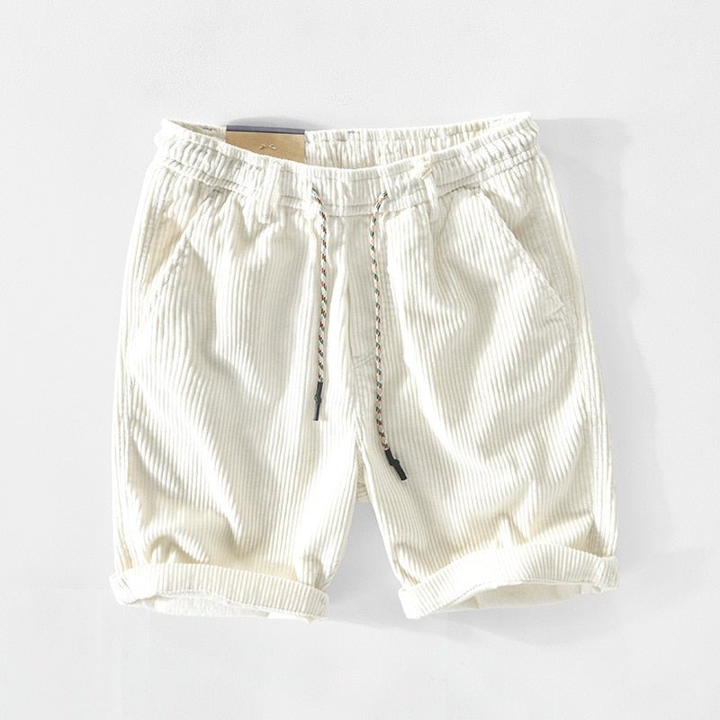 Pantalones cortos de pana para hombre | Comodidad casual