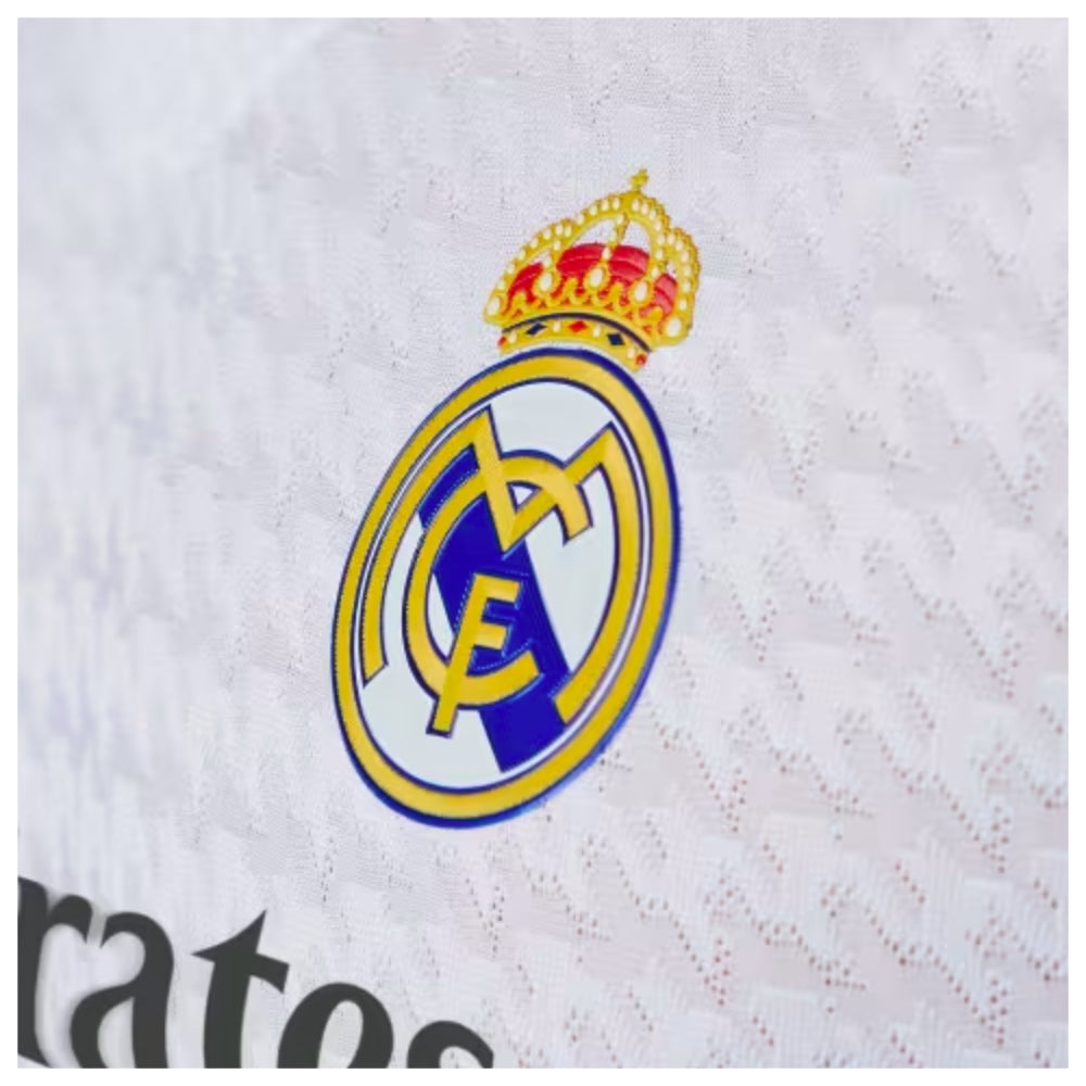Maillot domicile joueur à manches longues du Real Madrid 2024/25