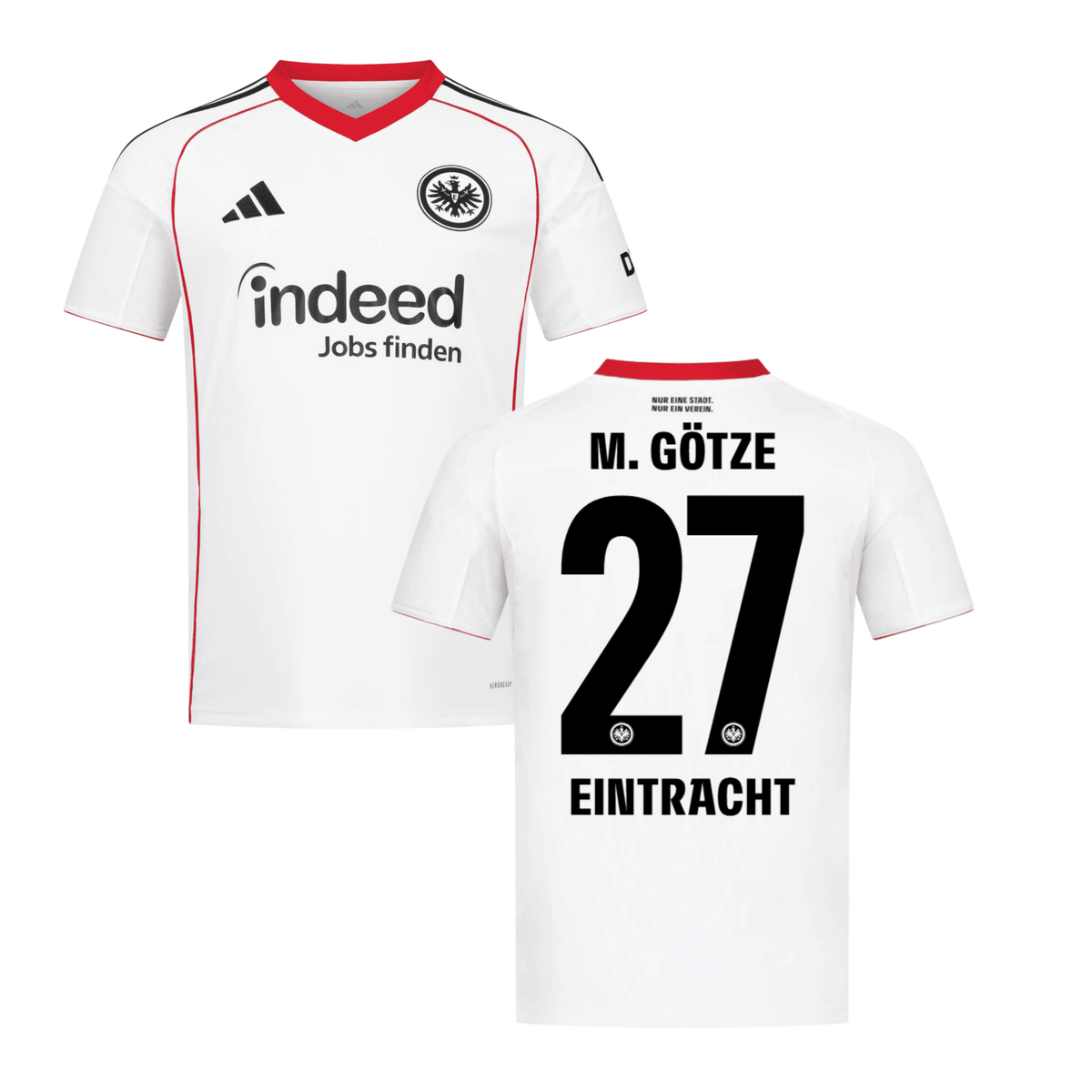 SGE EINTRACHT FRANKFURT 2025/26 Camiseta visitante infantil - M. GÖTZE 27