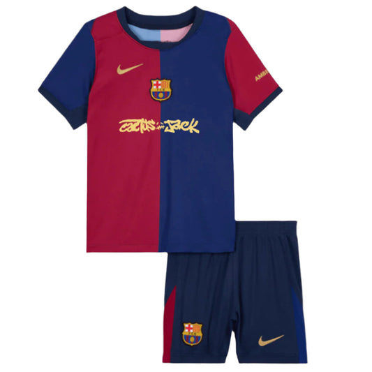 Ensemble domicile enfant Barcelona X Travis Scott 2024/25