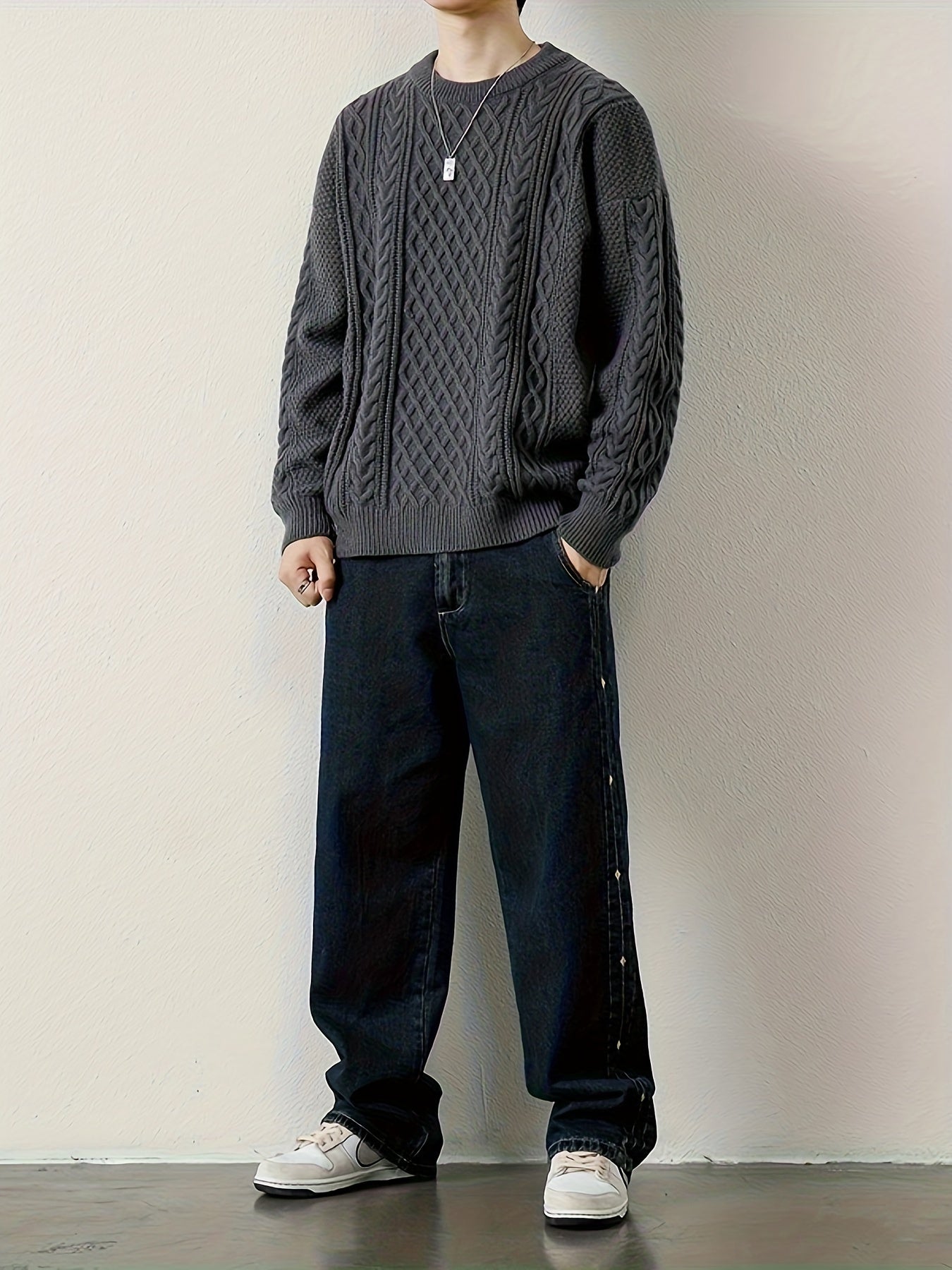 Maglione Hawthorne a Treccia