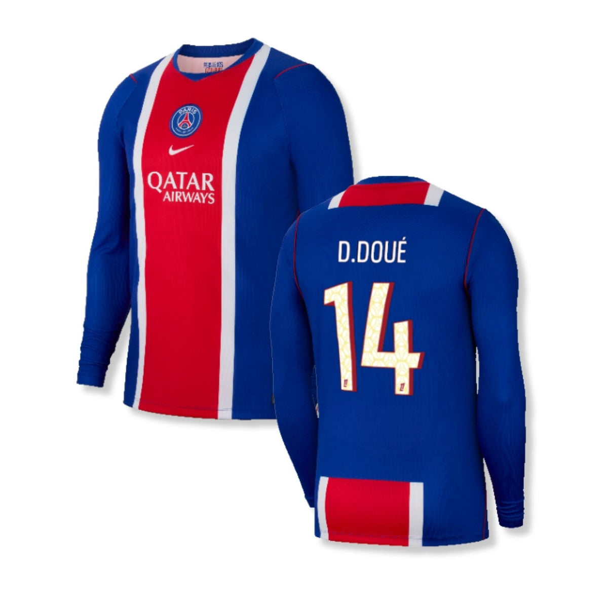 PSG PARIS SAINT-GERMAIN 2026/27 Heimtrikot Herren Langarm – D. DOUÉ 14