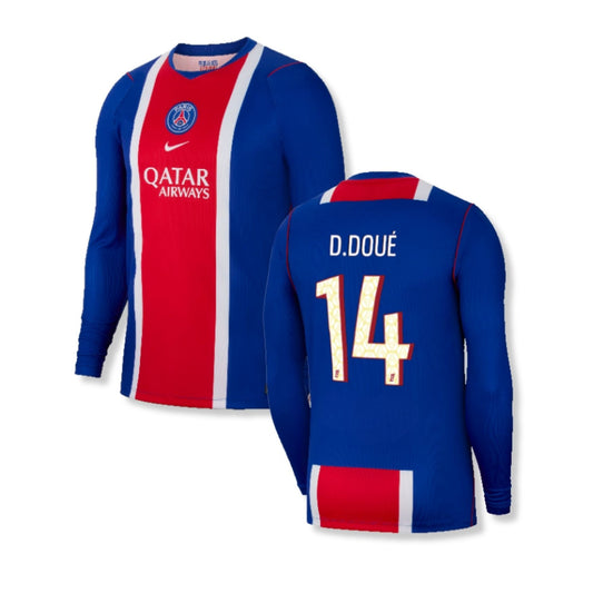 PSG PARIS SAINT-GERMAIN 2026/27 Heimtrikot Herren Langarm – D. DOUÉ 14