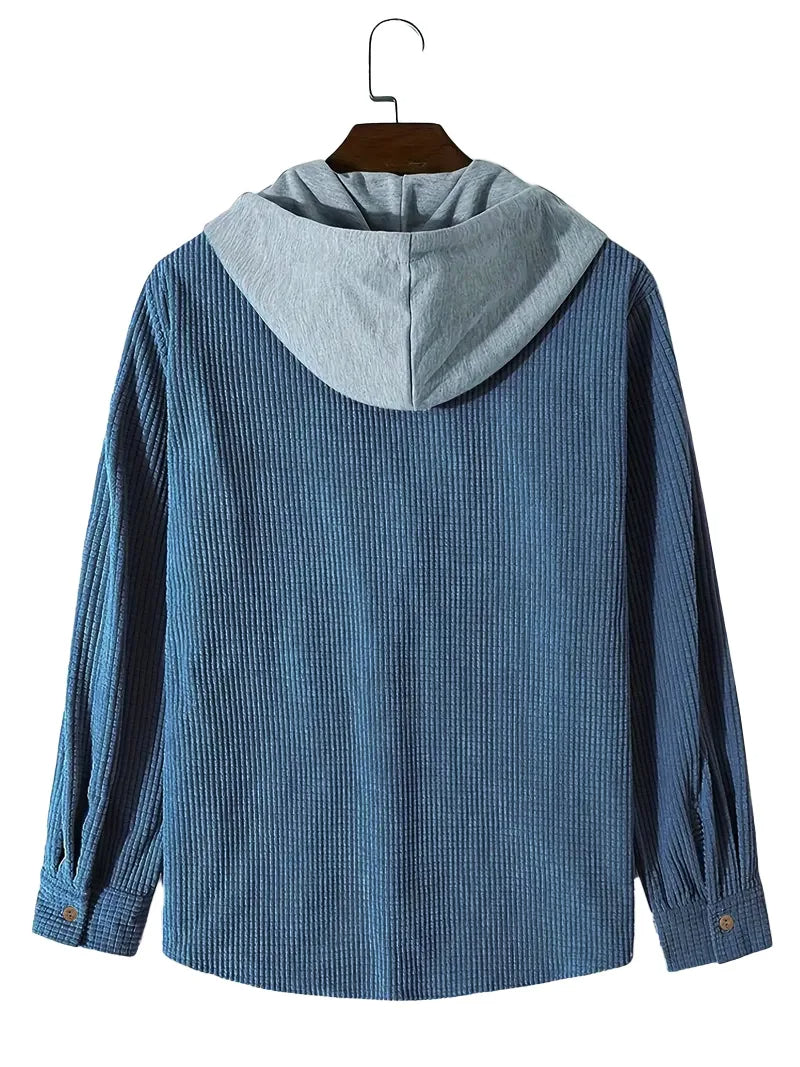Lässiges Strick-Hoodie-Shirt
