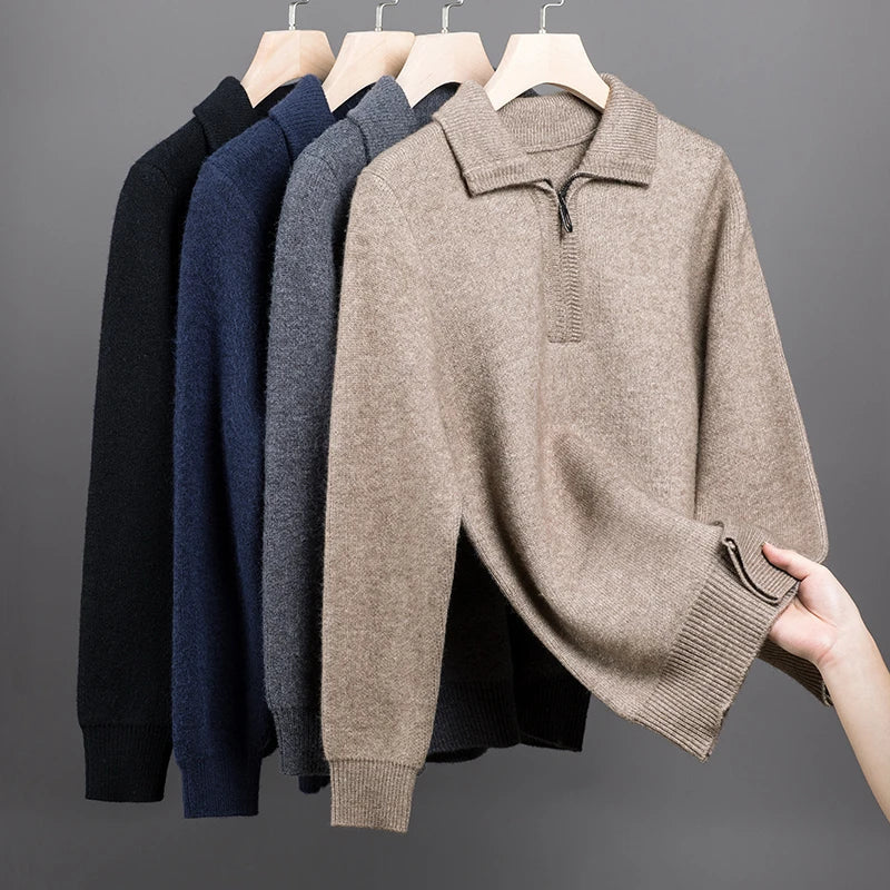 Highlands Classic Woll-Zip-Pullover