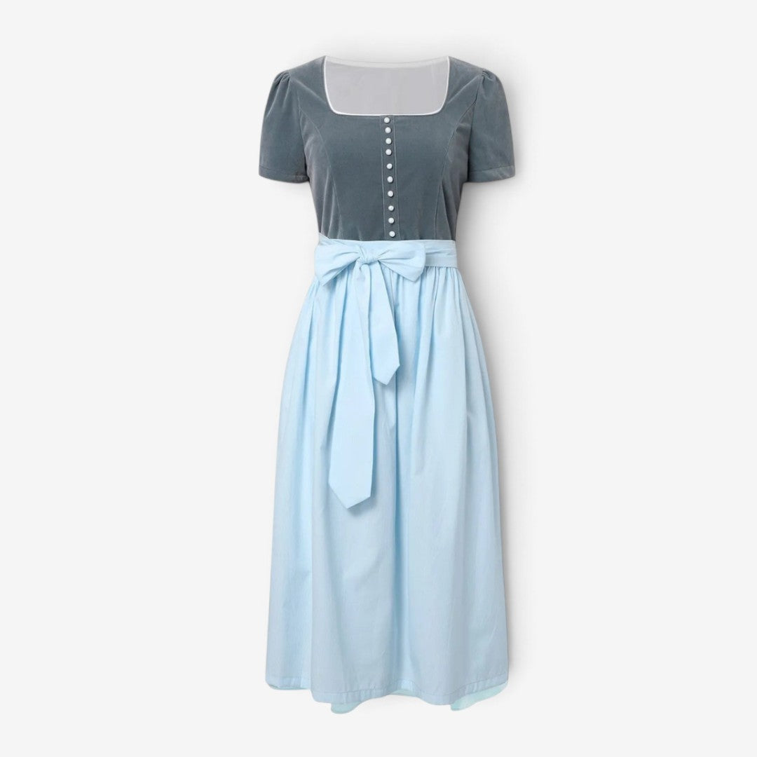 Dirndl für Damen mit knielangem Rock