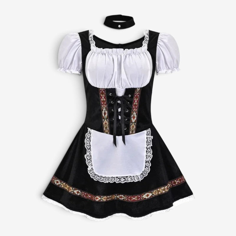 Dirndl für Damen mit ausgestelltem Rock