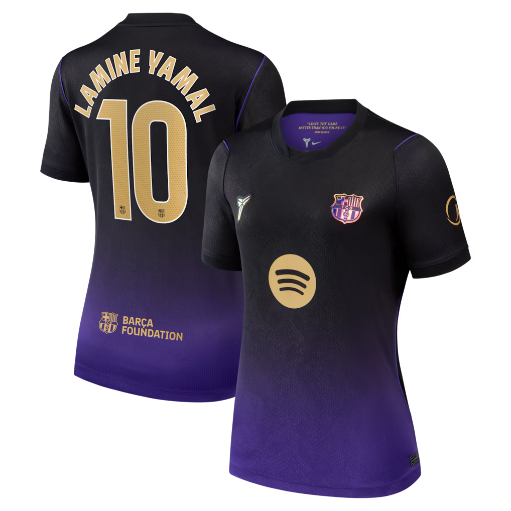 Barcelona 26/27 Auswärts Yamal 10 Damen-Shirt