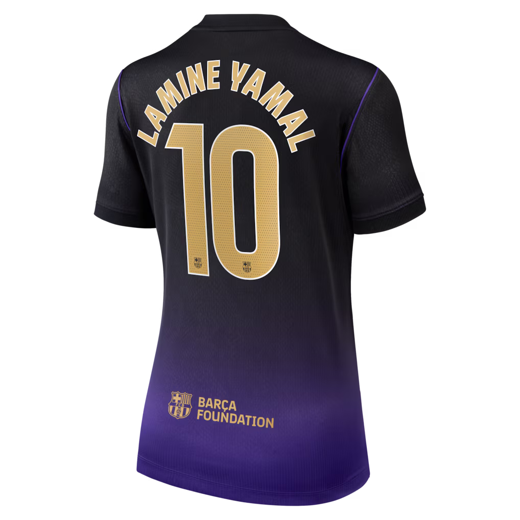 Barcelona 2026/27 Auswärts Yamal 10 Damen-Trikot