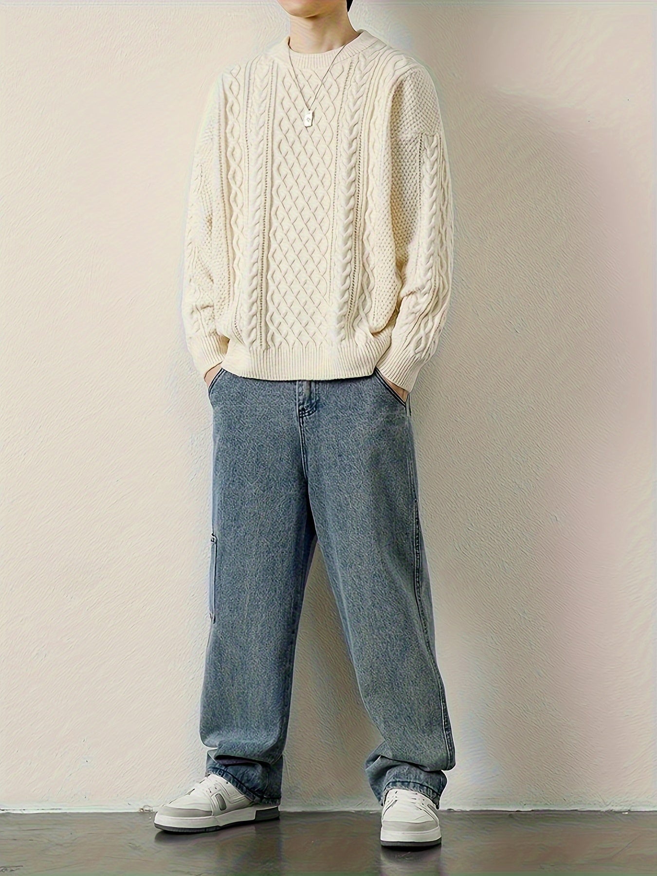 Maglione Hawthorne a Treccia