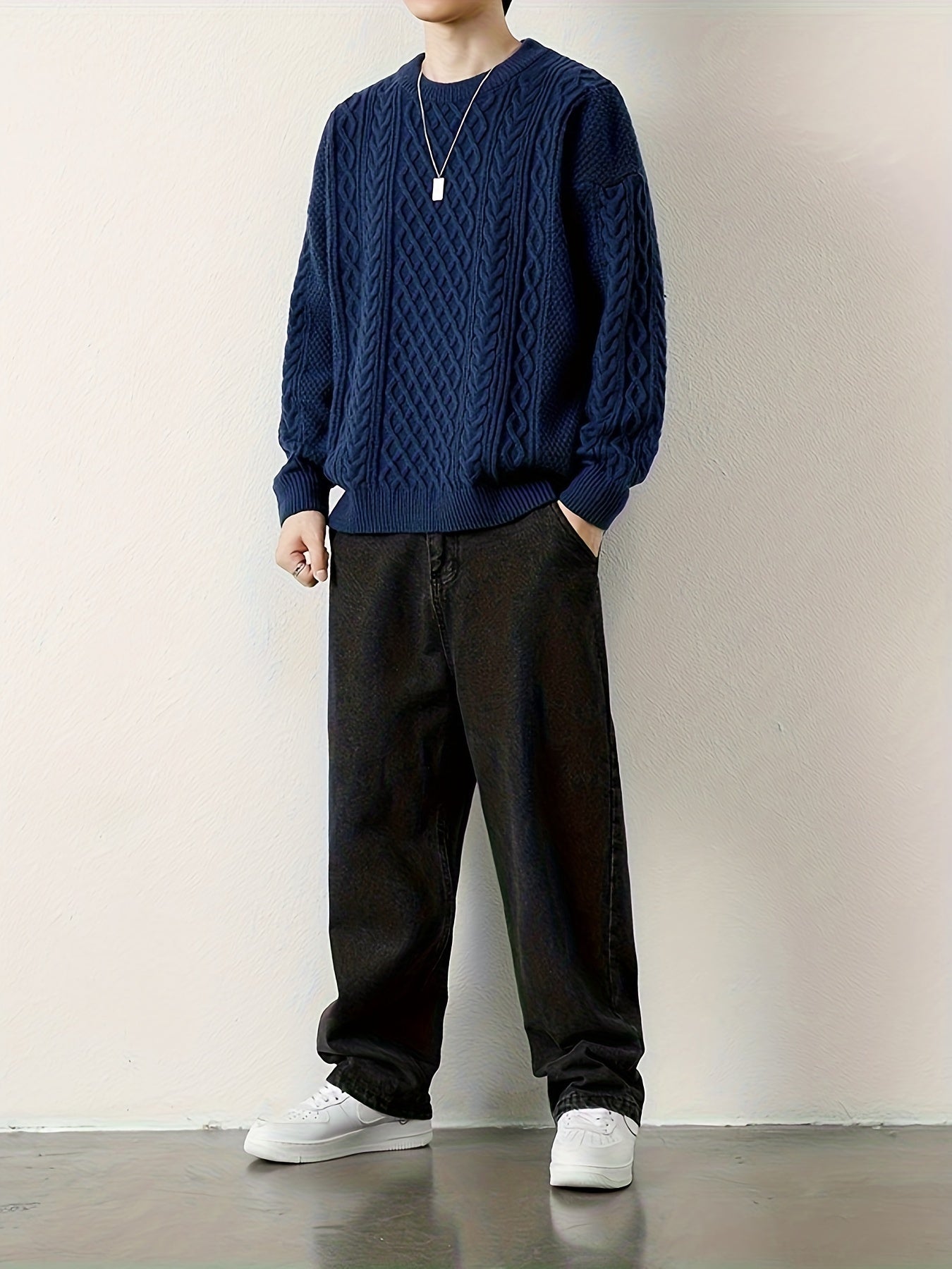 Maglione Hawthorne a Treccia