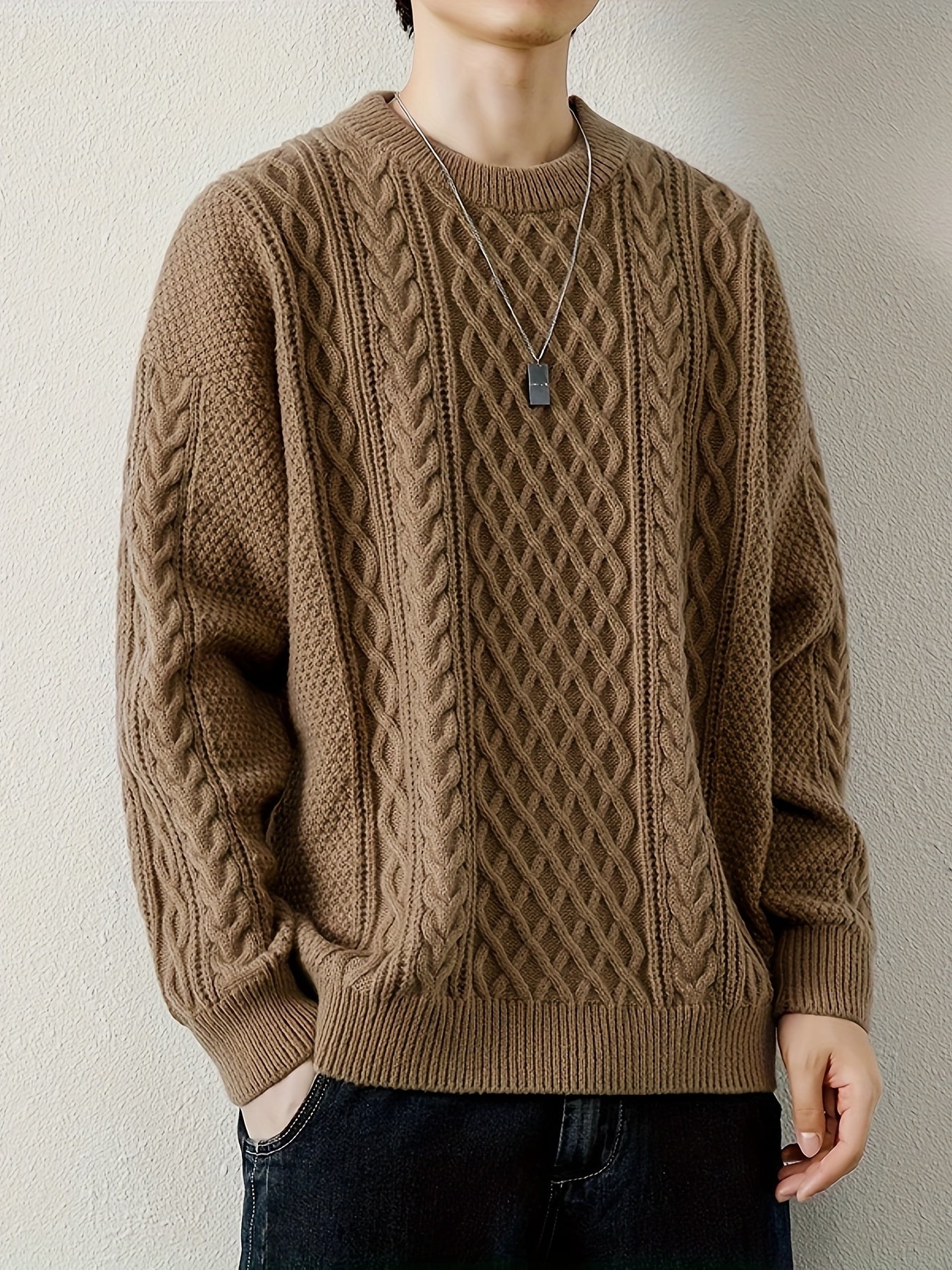 Hawthorne Kabelstrickpullover