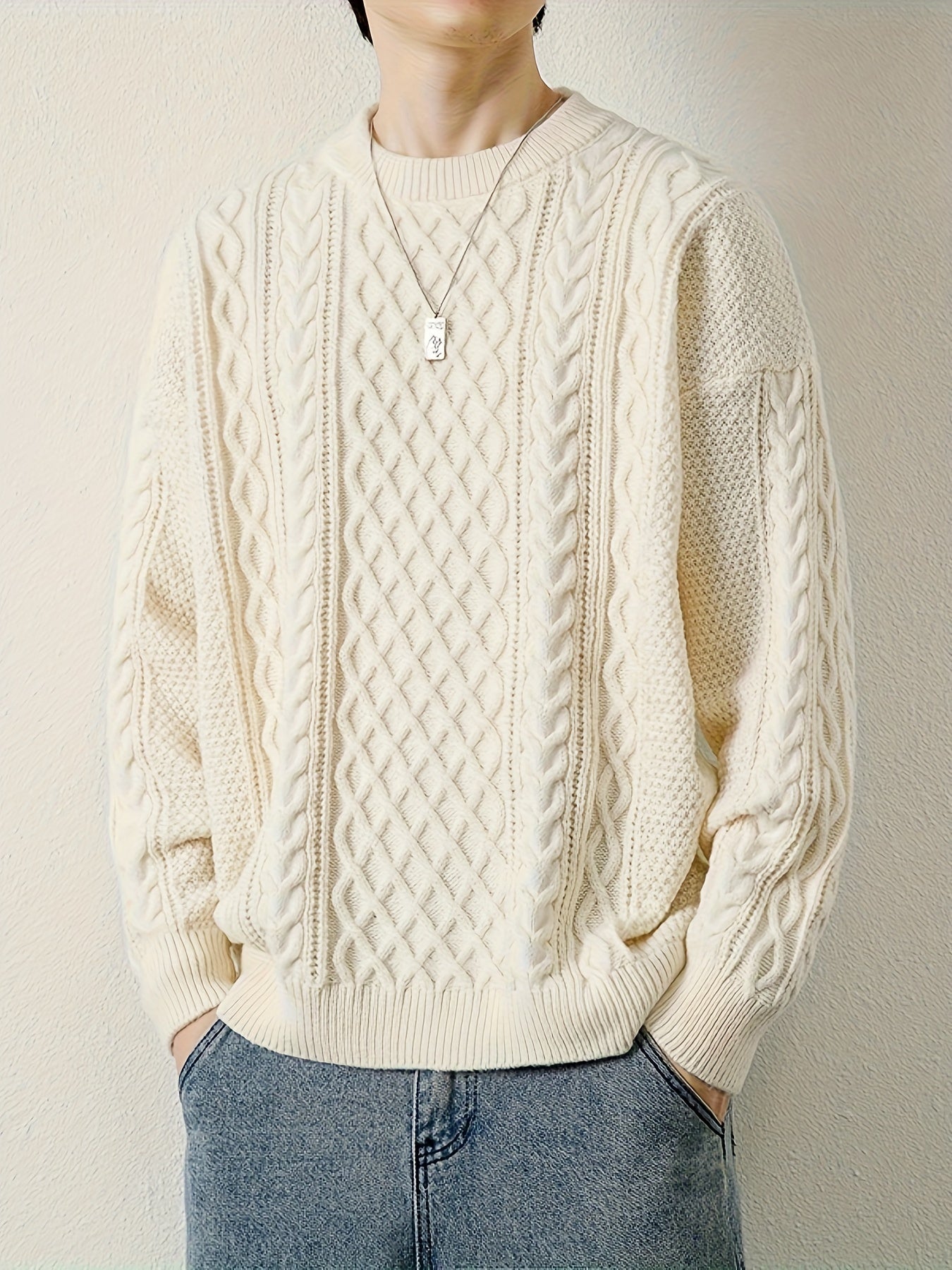 Hawthorne Kabelstrickpullover