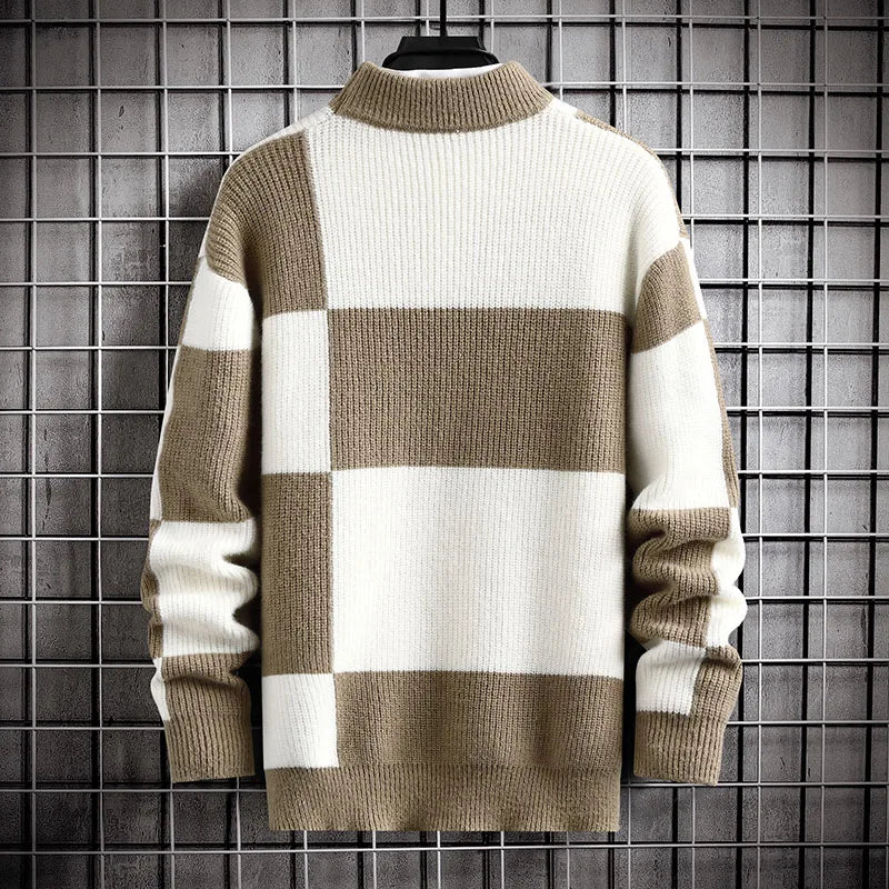 Regent Karomuster Strickpullover
