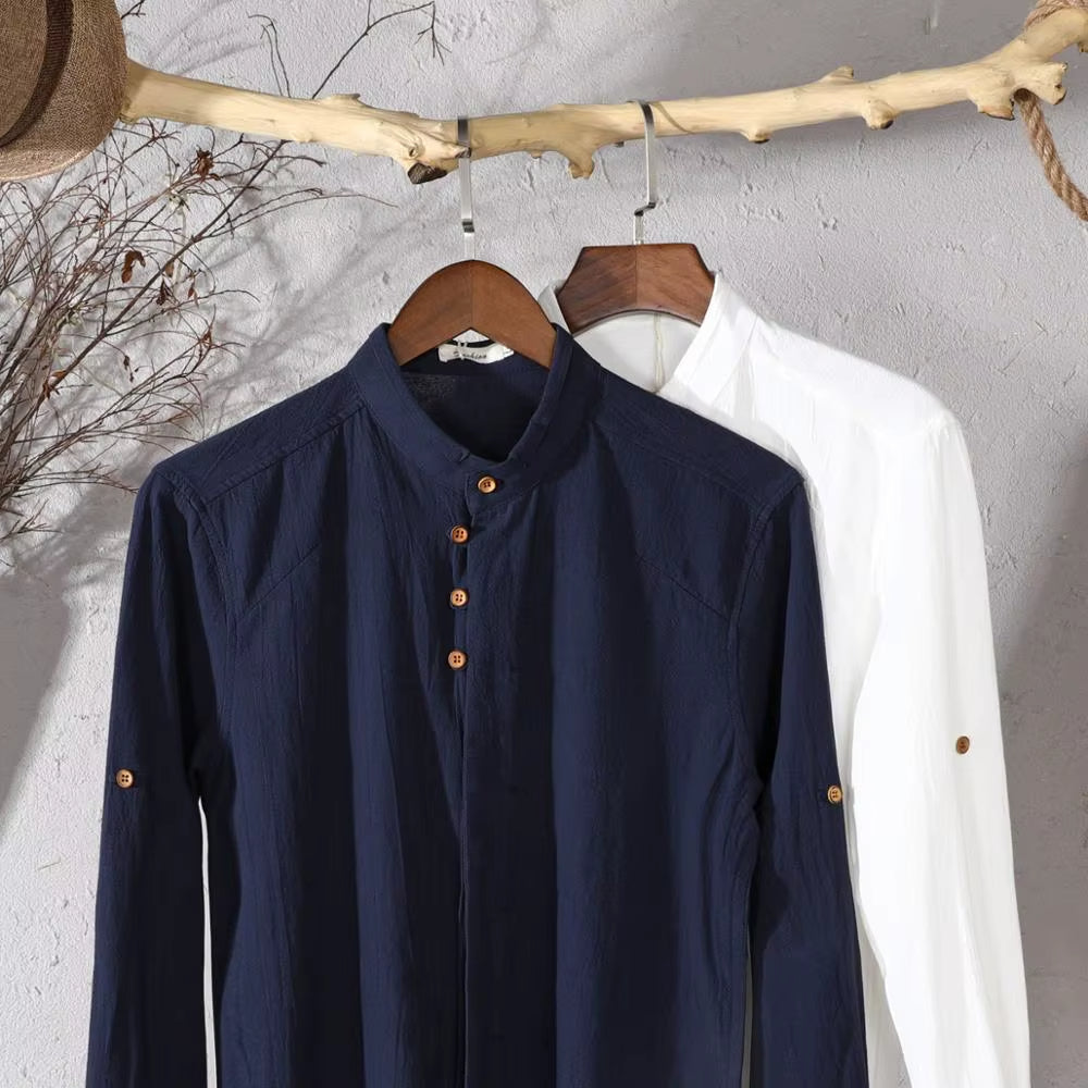 Ashford Leinen Button-Up