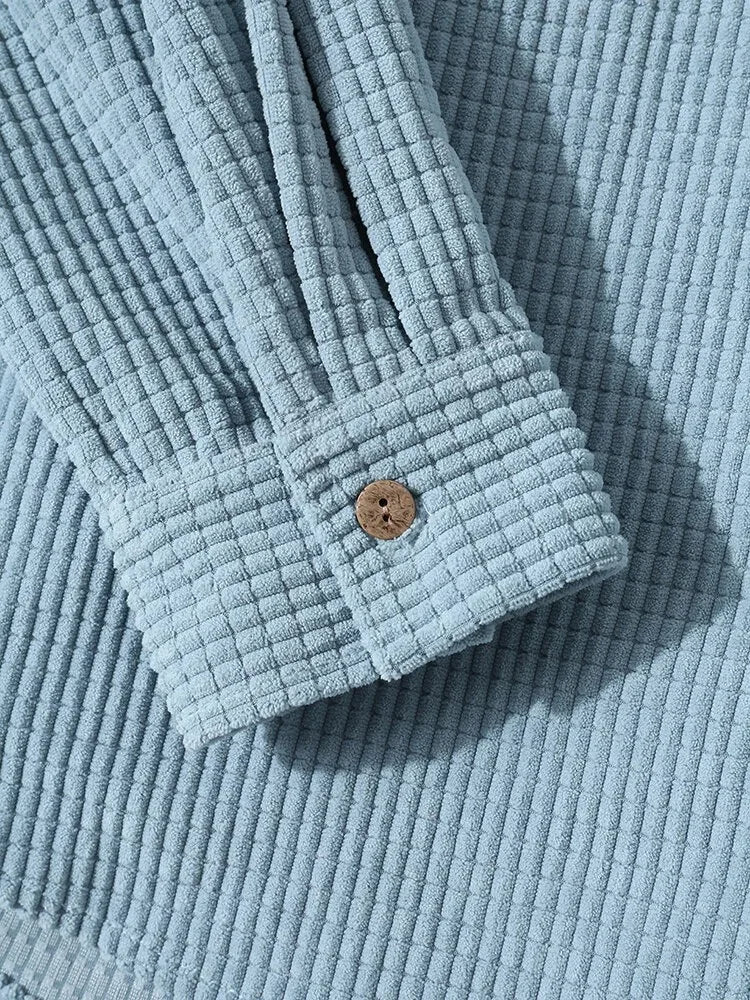 Felpa Casual con Cappuccio in Maglia