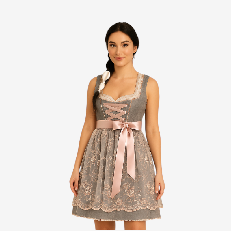Dirndl für Damen mit Schnürung