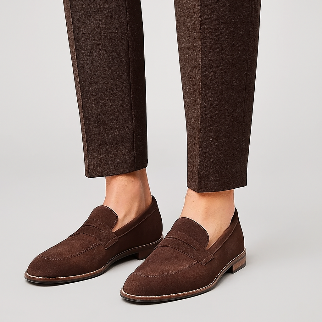 Jameson Wildleder Slipper für Herren – Weiche Slip-On Freizeitschuhe