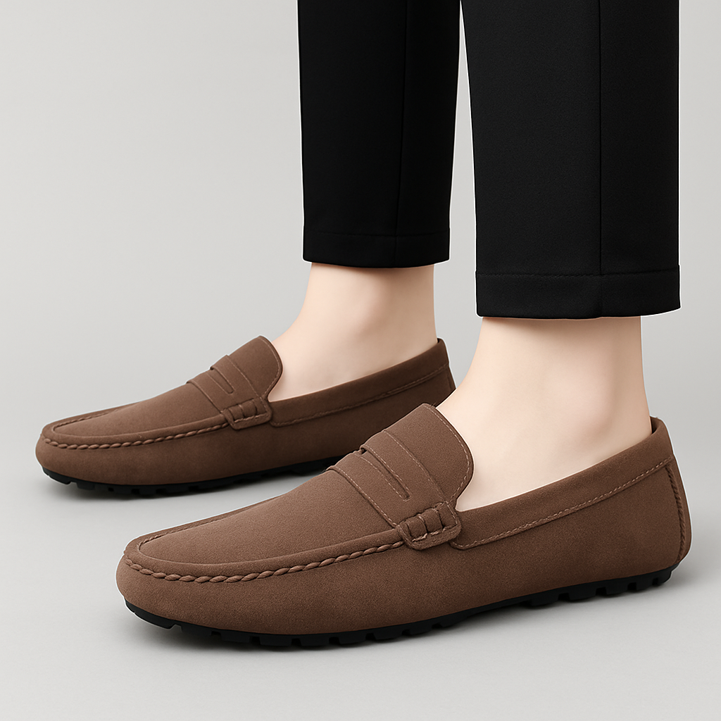 Herren Jersey Slipper – Business Slip-On Schuhe