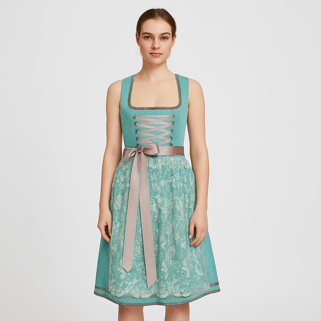 Dirndl für Damen mit Schnürung