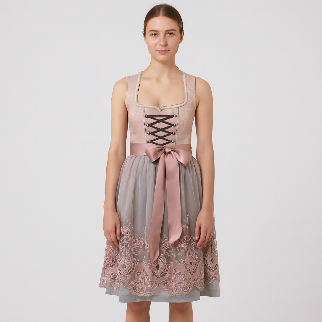 Dirndl für Damen mit Schnürung