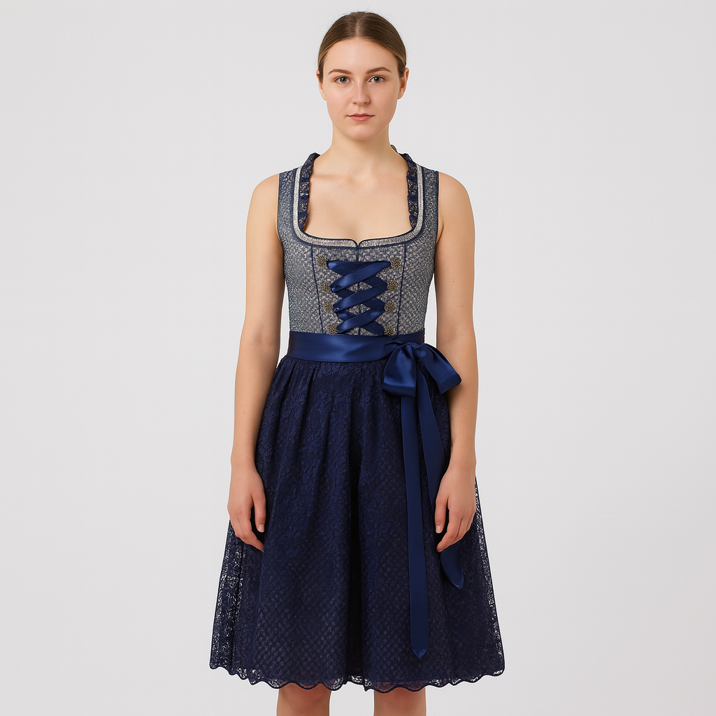 Dirndl für Damen mit Schnürung