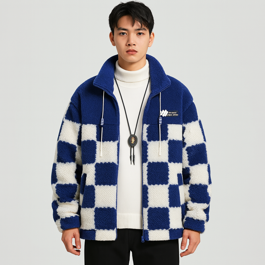 Magnus | Unisex Wintermantel aus Lammwolle mit Fleecefutter