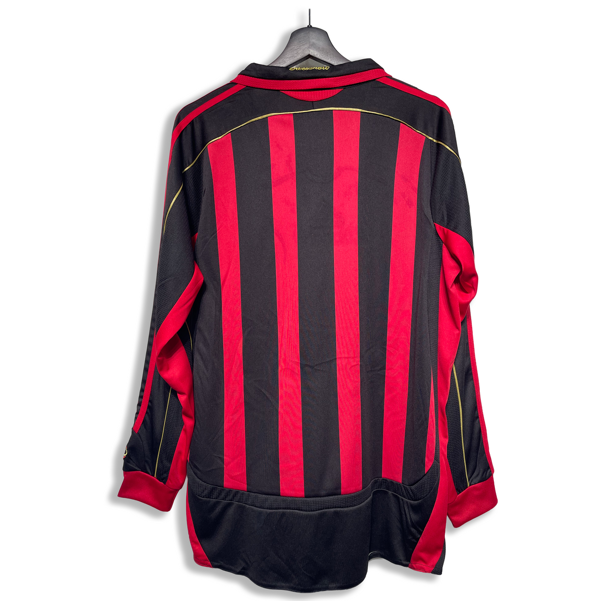 AC Milan home jersey for men 2006/07 – long sleeve, retro-vintage