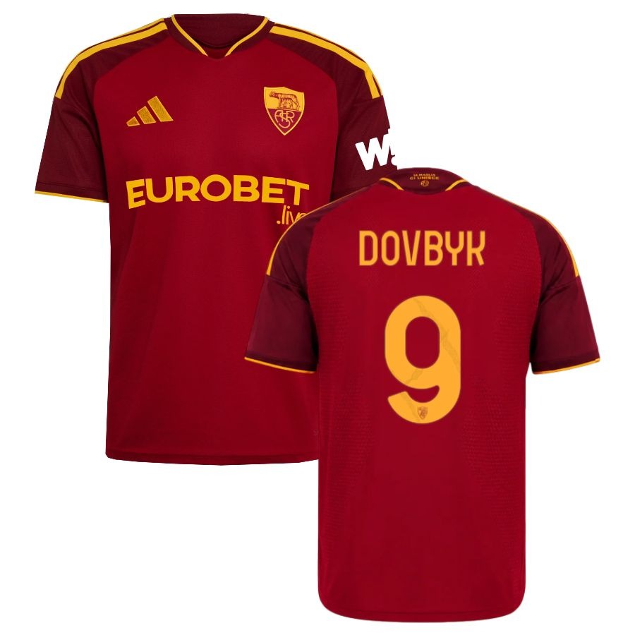 AS Roma-thuisshirt Dovbyk voor heren 2026/27