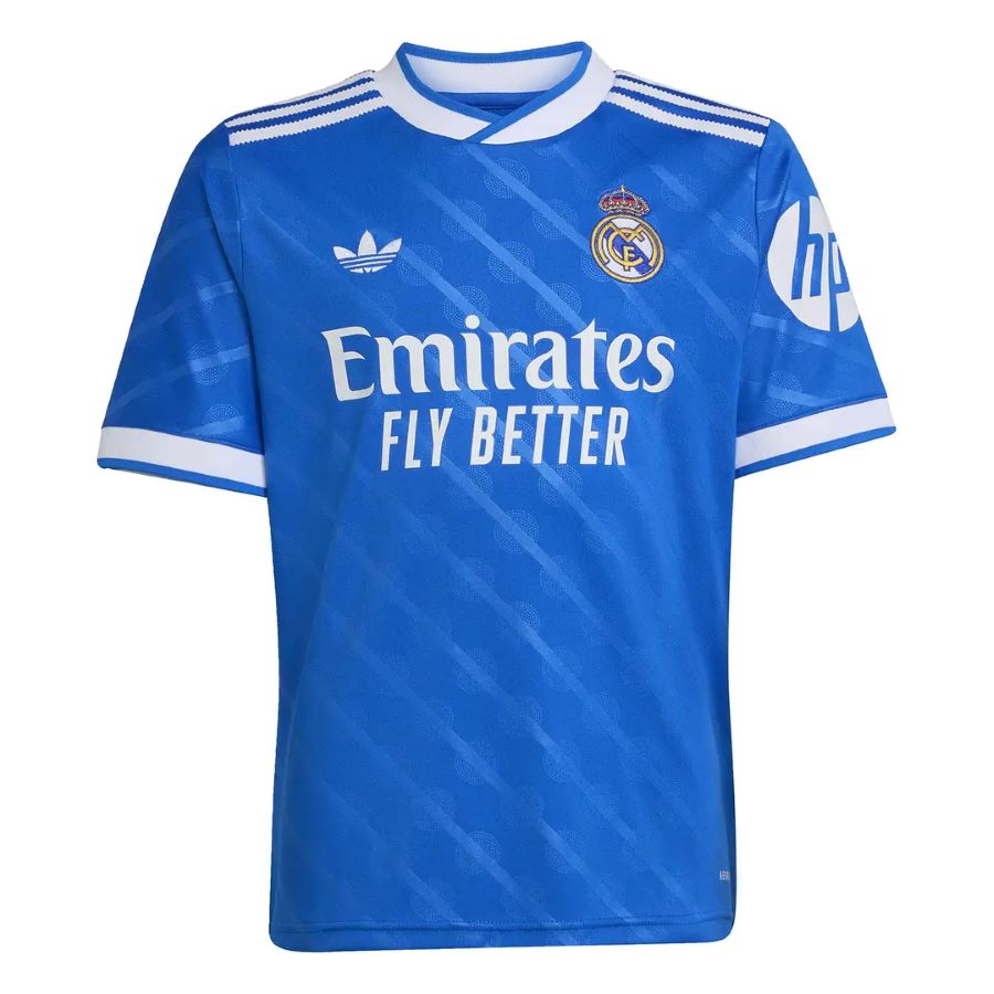Conjunto de tercera equipación del Real Madrid para niño 2025/26 – azul
