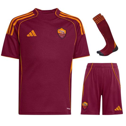 AS Roma Kids' Home Jersey Set 2025/26