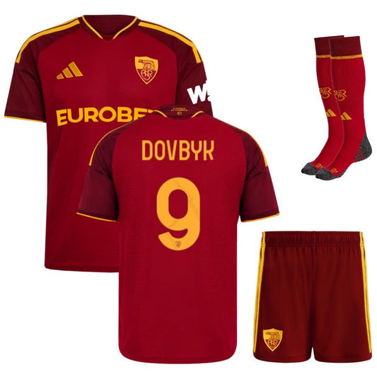 AS Roma Dovbyk Kids' Home Jersey Set 2026/27
