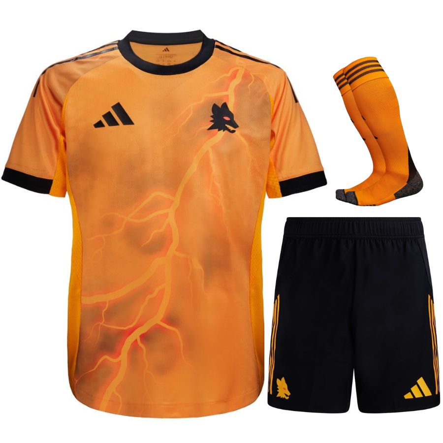 AS Roma-uitshirtset voor kinderen 2025/26