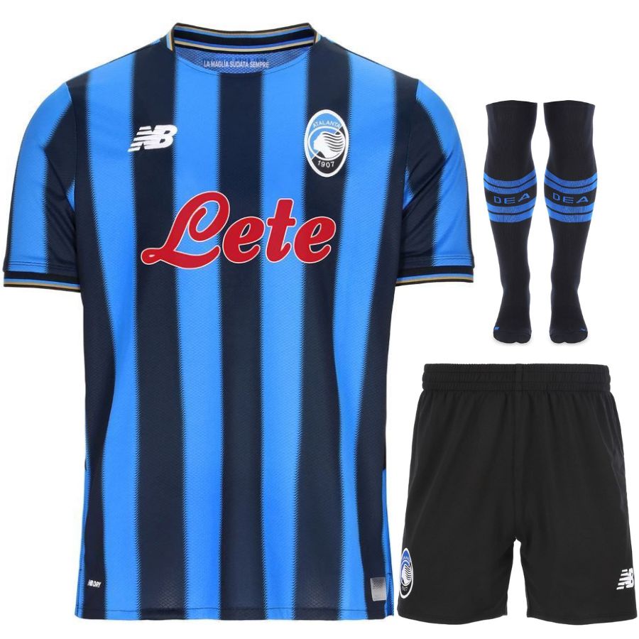 Ensemble maillot domicile enfant de l’Atalanta 2025/26