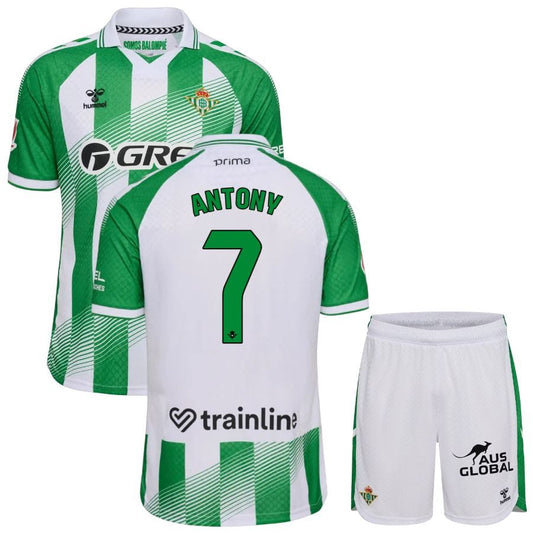 Ensemble maillot domicile du Betis Séville Antony pour enfant 2026/27