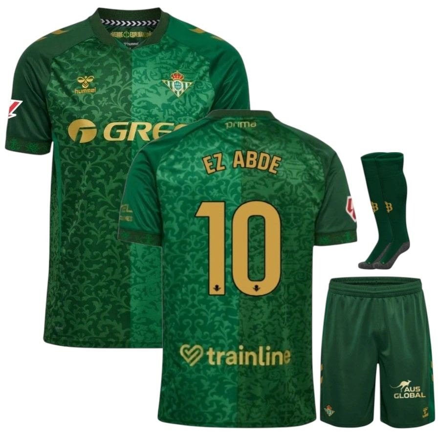 Betis Sevilla Away Shirt Set Abde for Kids 2026/27