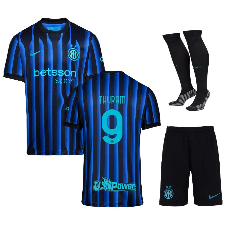 Conjunto de camiseta local del Inter de Milán para niño 2025/26