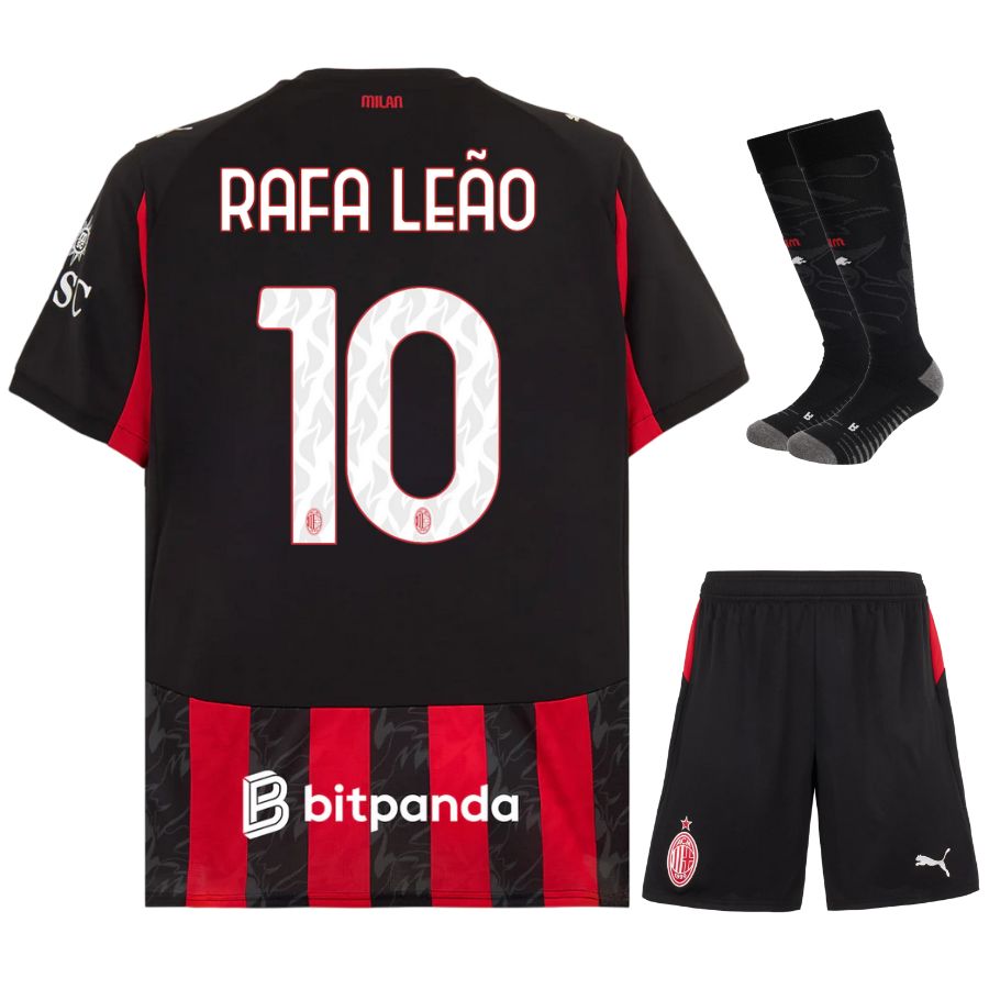 AC Milan-thuisshirtset voor kinderen 2025/26