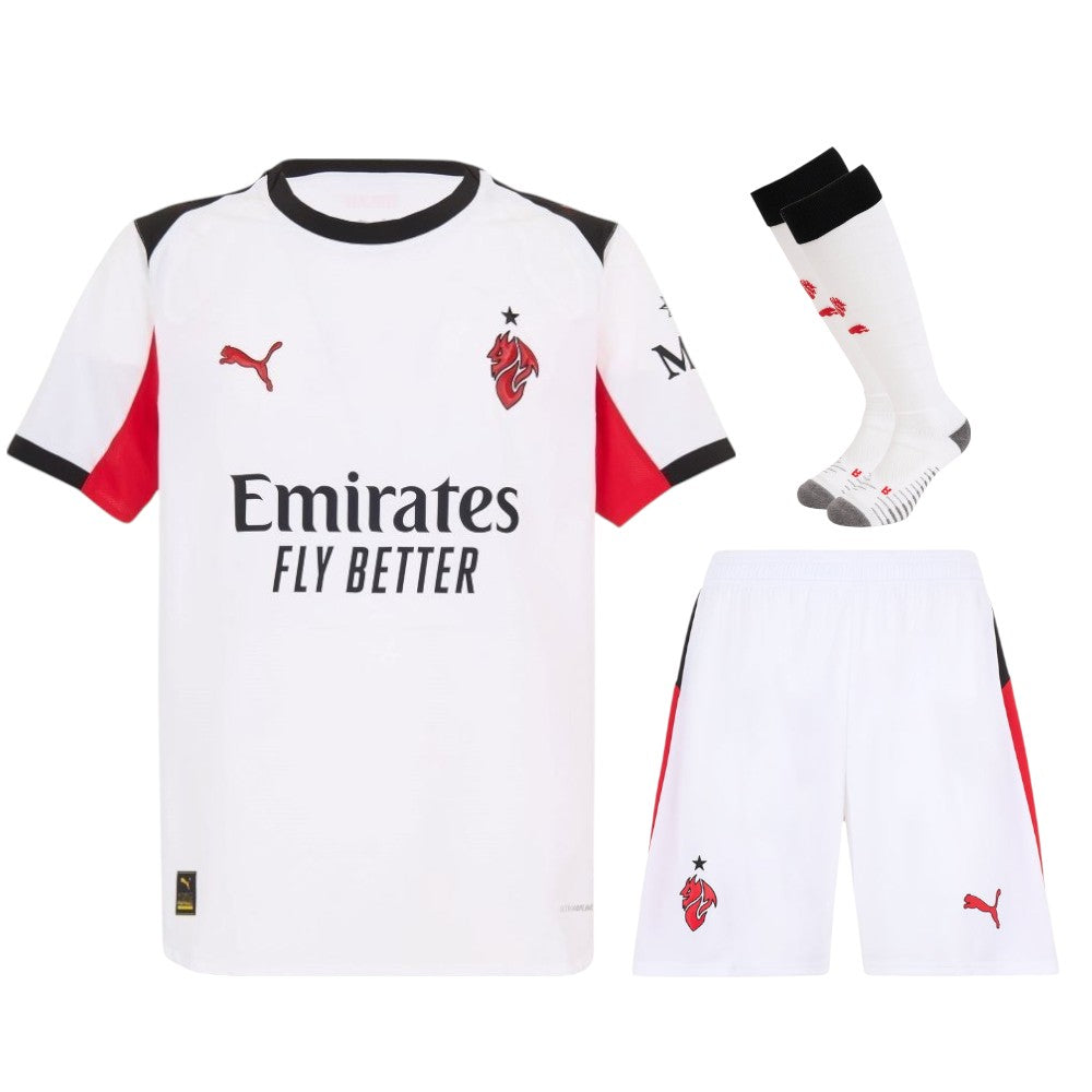 Completo da trasferta AC Milan per bambino 2025/26